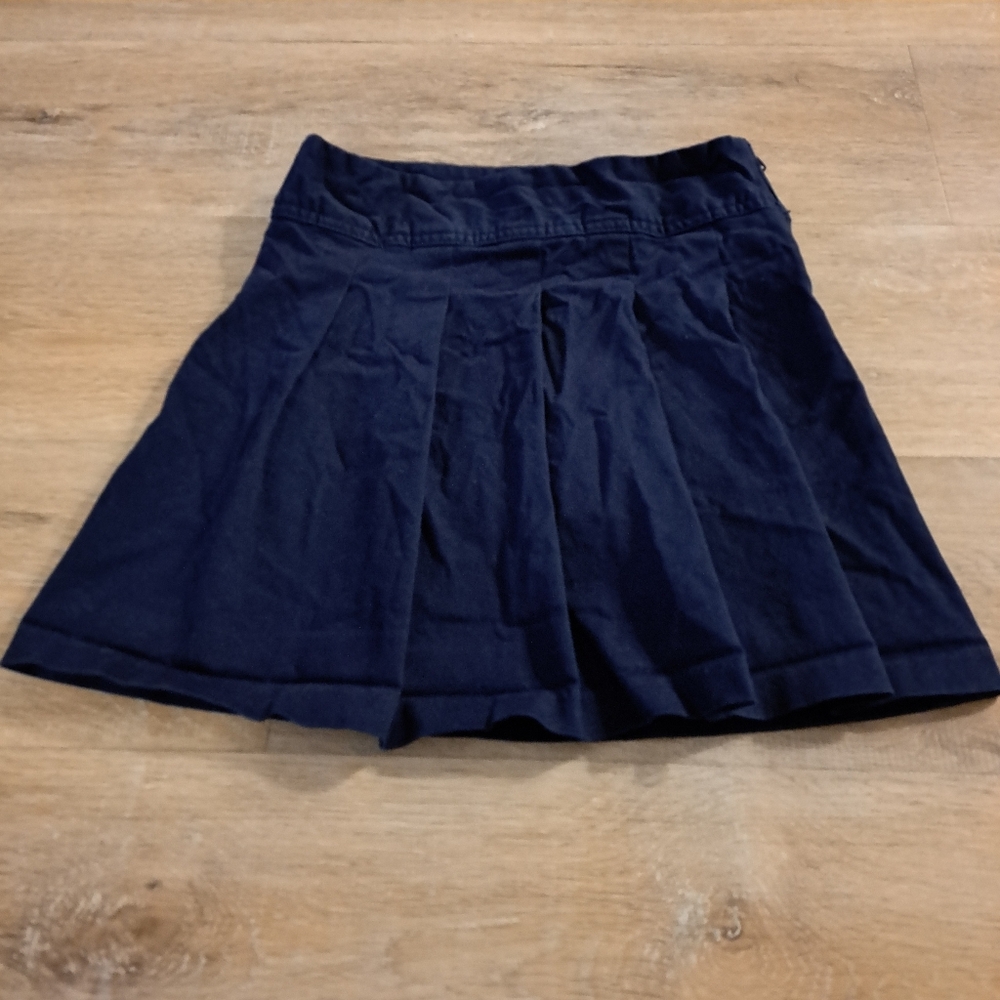The Children's Place Navy Blue Pleated Skirt Attached Bottoms Size 10